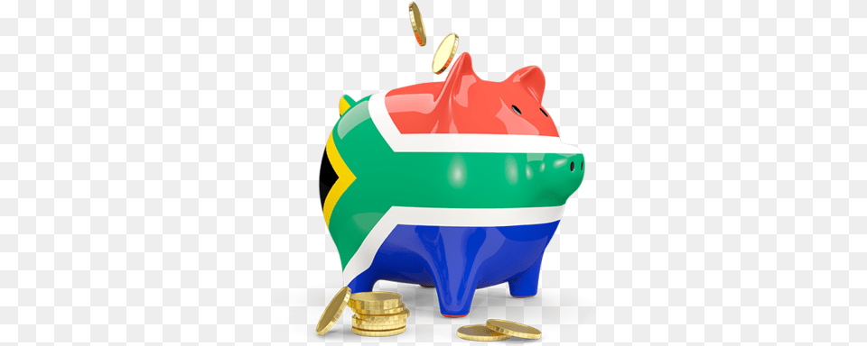 Flag Icon Of South Africa At Format New Zealand Piggy Bank, Piggy Bank Free Png Download