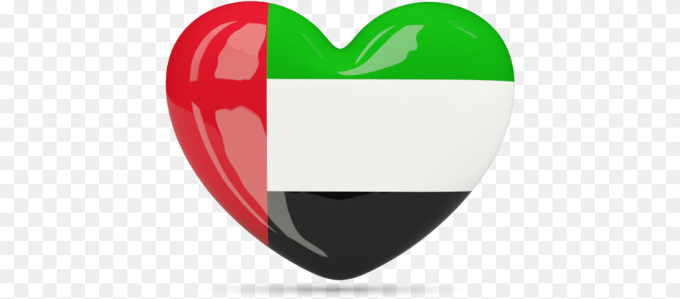 Flag Icon Of United Arab Emirates Uae Heart Flag Free Transparent Png