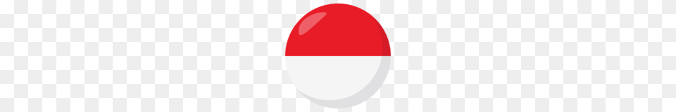 Flag Indonesia Emoji On Emojione, Sphere, Clothing, Hardhat, Helmet Png Image