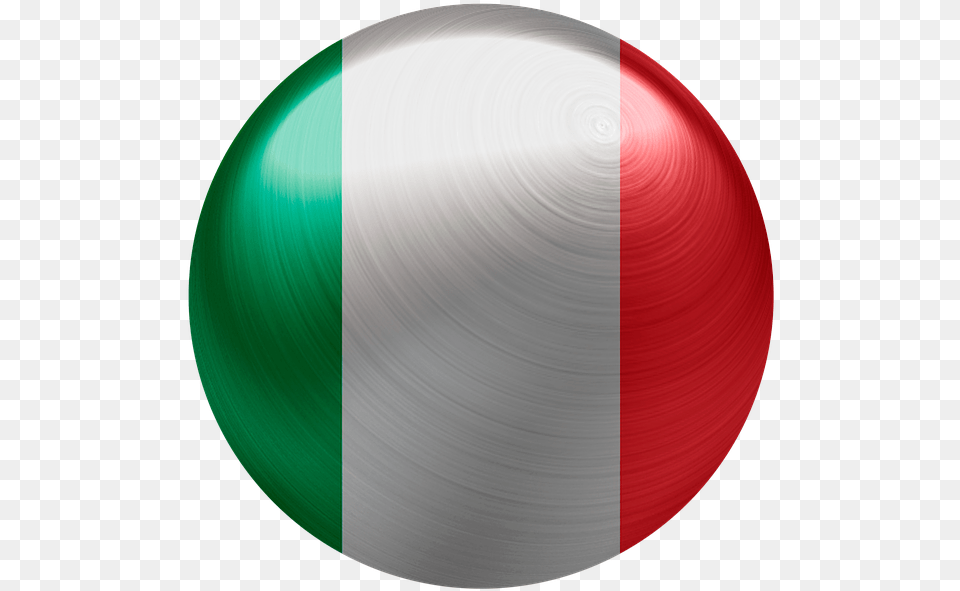 Flag Italii V Kruge, Sphere, Plate Png
