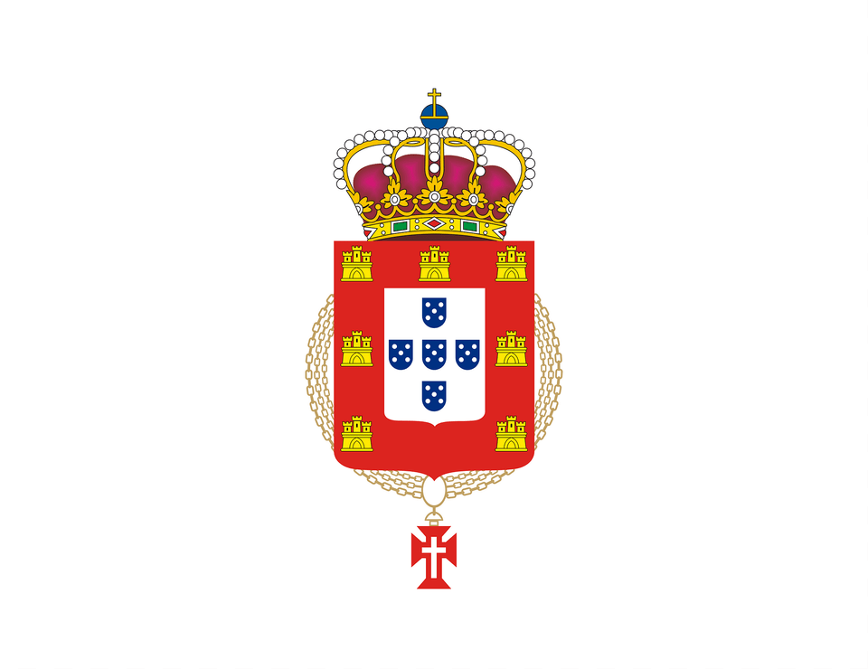 Flag John V Of Portugal With Order Of Christ Clipart, Accessories, Jewelry, Food, Ketchup Png