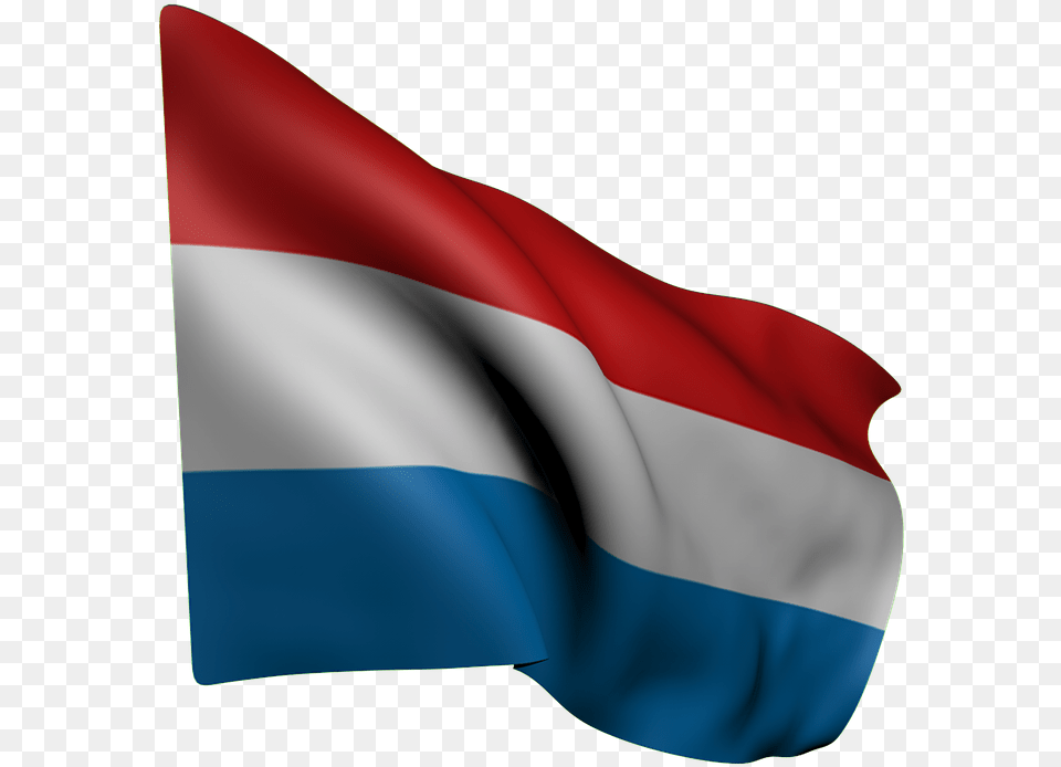 Flag Luxembourg Red White Blue Waving Netherlands, Netherlands Flag Free Transparent Png