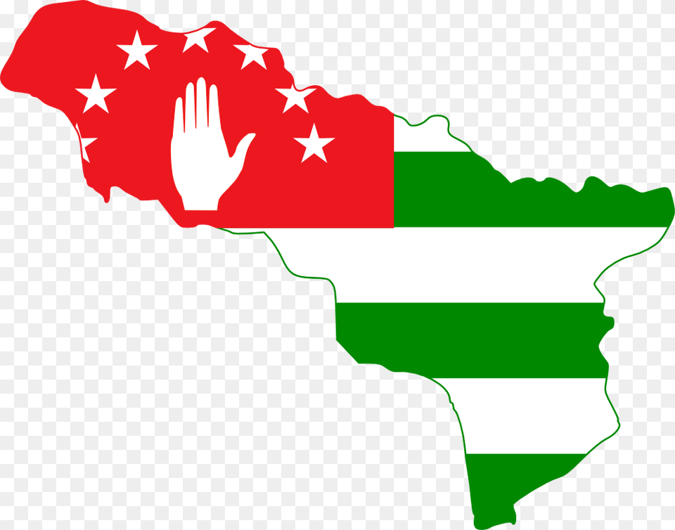 Flag Map Flagartist Abkhazia Flag Map, Cutlery, Fork, Dynamite, Weapon Free Transparent Png