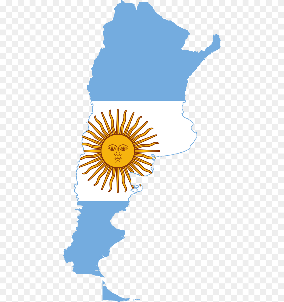 Flag Map Of Argentina, Daisy, Flower, Plant, Person Png