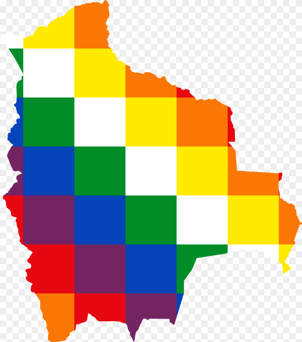 Flag Map Of Bolivia, Art, Graphics, Person Free Png Download