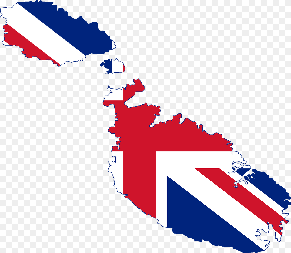 Flag Map Of British Malta, Nature, Outdoors, Sea, Water Free Transparent Png