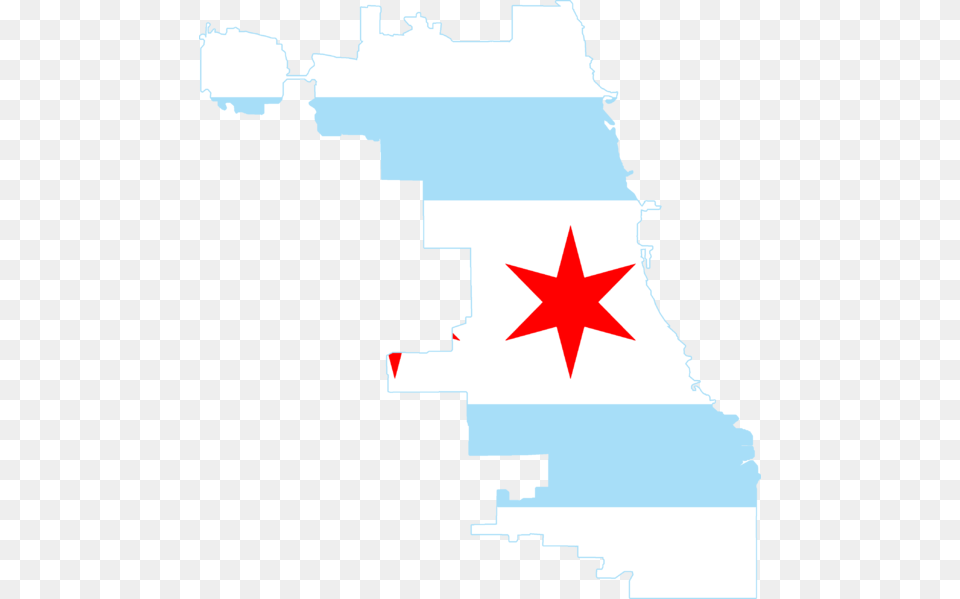 Flag Map Of Chicago, Star Symbol, Symbol, Person Free Png