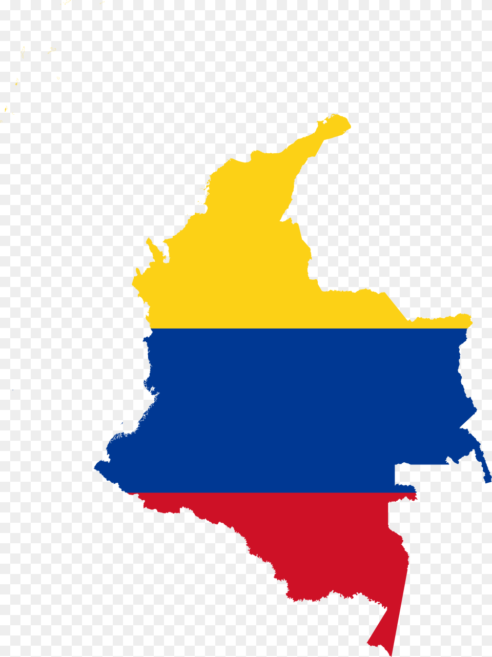 Flag Map Of Colombia, Outdoors, Chart, Plot, Nature Free Png