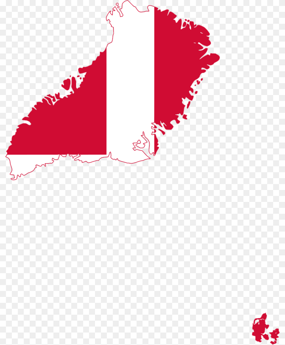 Flag Map Of Denmark Greenland Faroe Islands Denmark With Faroe Ialands And Greenland, Silhouette, Art, Graphics, Maroon Png