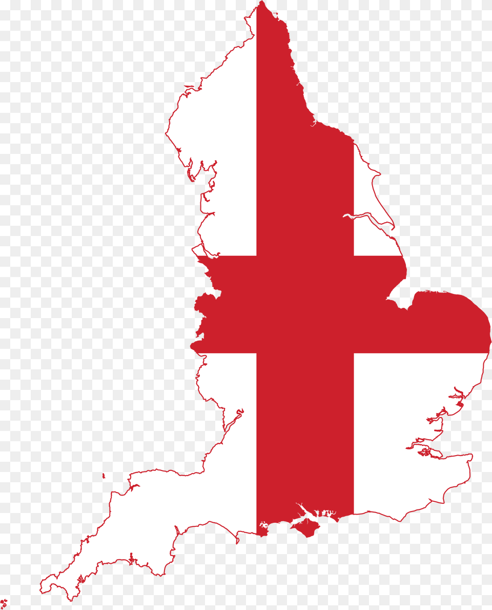 Flag Map Of England, Logo, Person, Symbol Free Transparent Png