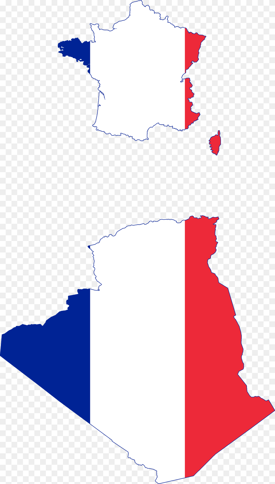 Flag Map Of France And Algeria, Adult, Bride, Female, Person Png
