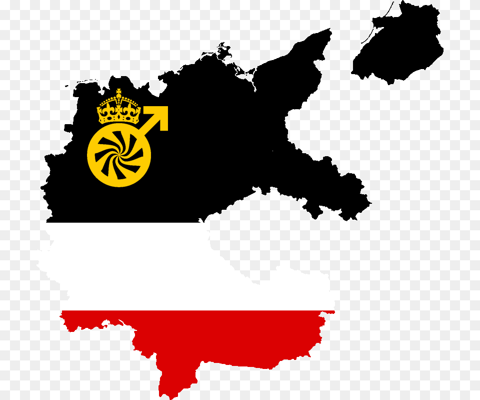 Flag Map Of German Mse Germany Map, Logo Free Png Download