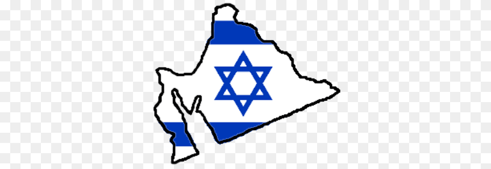 Flag Map Of Greater Israel, Star Symbol, Symbol, Outdoors, Nature Free Png