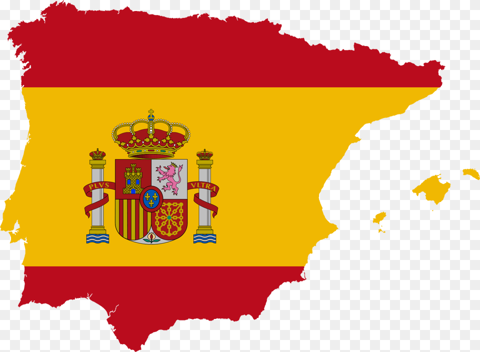 Flag Map Of Greater Spain Map Of Spain, Person Free Png Download