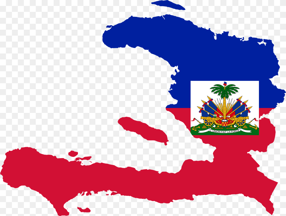 Flag Map Of Haiti, Land, Nature, Outdoors, Plant Free Png
