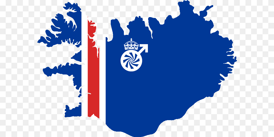 Flag Map Of Icelandic Mse Alternate Flag Of Iceland, Logo Png