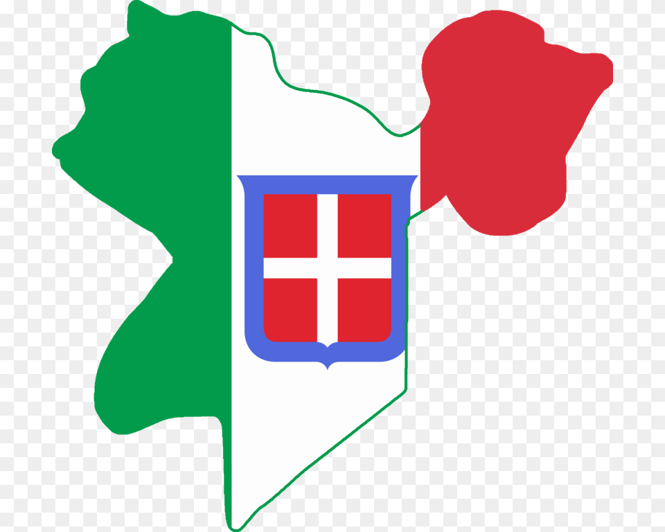 Flag Map Of Italian Libya Italy Flag Map Commons, Logo Free Png