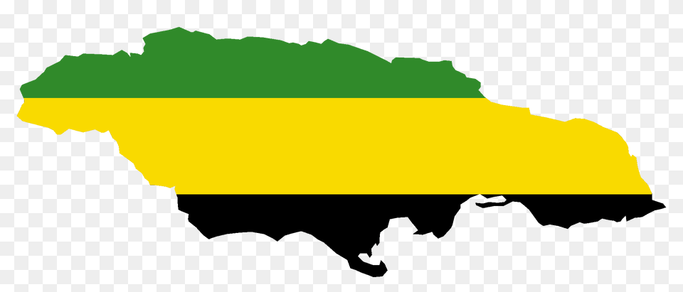 Flag Map Of Jamaica, Land, Nature, Outdoors, Sea Png Image
