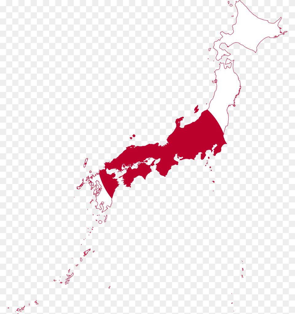 Flag Map Of Japan, Person, Nature, Outdoors, Chart Free Png Download