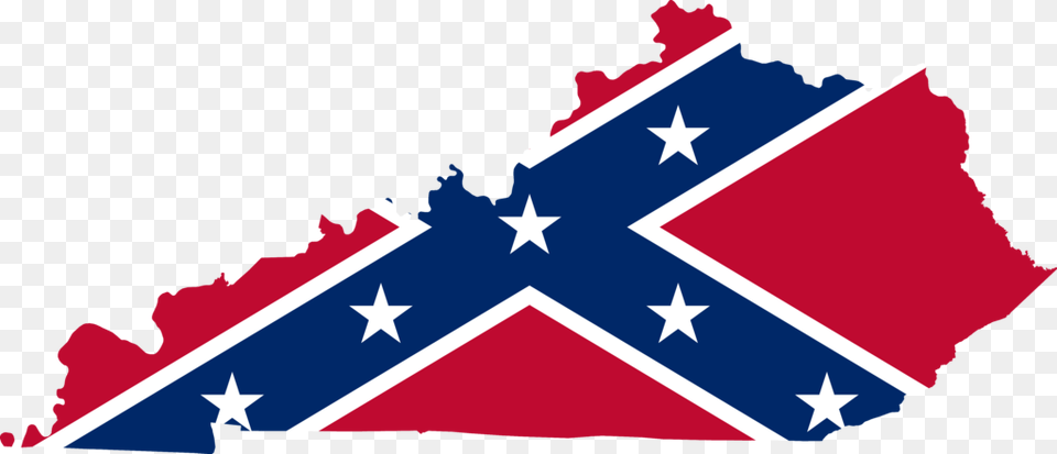 Flag Map Of Kentucky Free Transparent Png