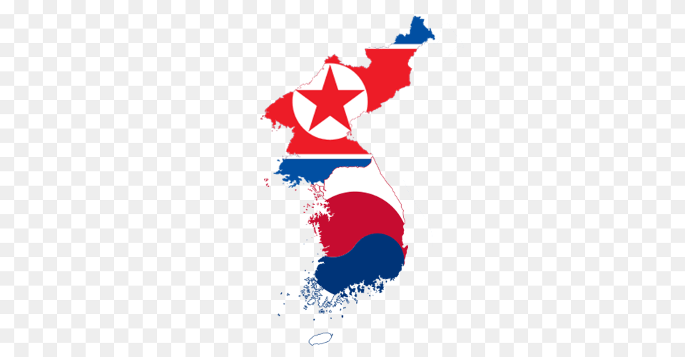 Flag Map Of Korea, Art, Graphics Free Png Download