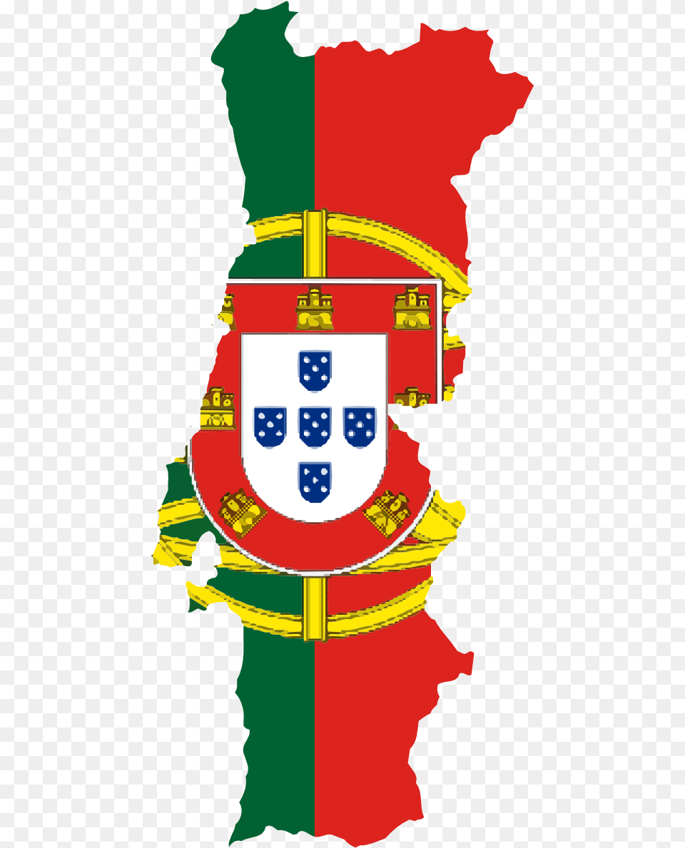 Flag Map Of Portugal Drapeau Bandiera Bandeira Flagga Portugal Flag Map, Person Free Png Download