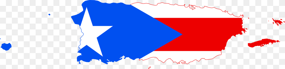 Flag Map Of Puerto Rico, Symbol Free Png