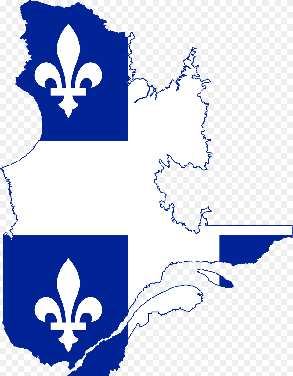 Flag Map Of Quebec, Logo, Stencil, Cross, Symbol Png