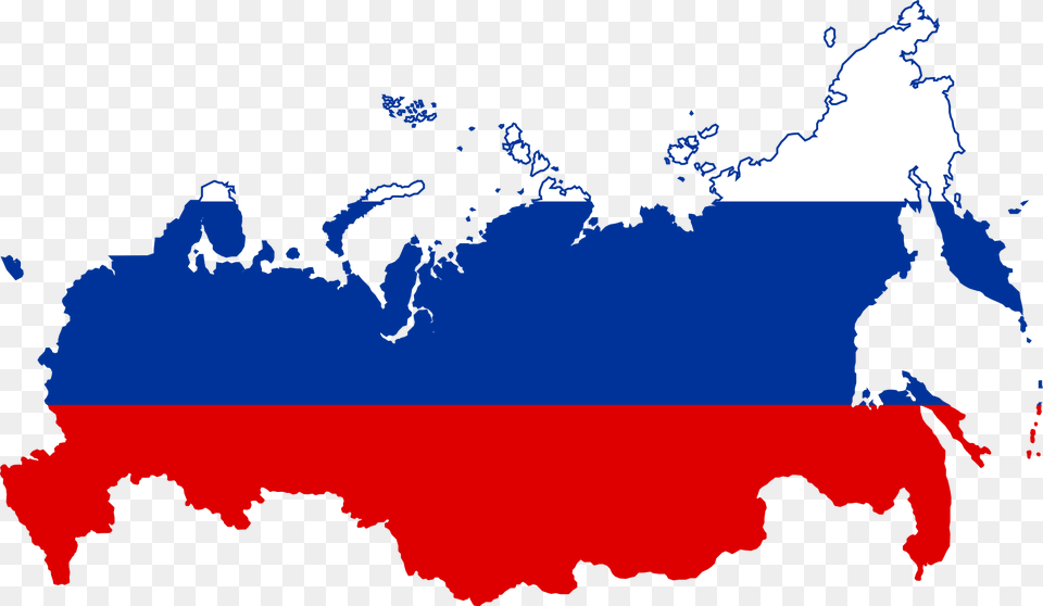 Flag Map Of Russia, Water, Land, Sea, Nature Free Png Download
