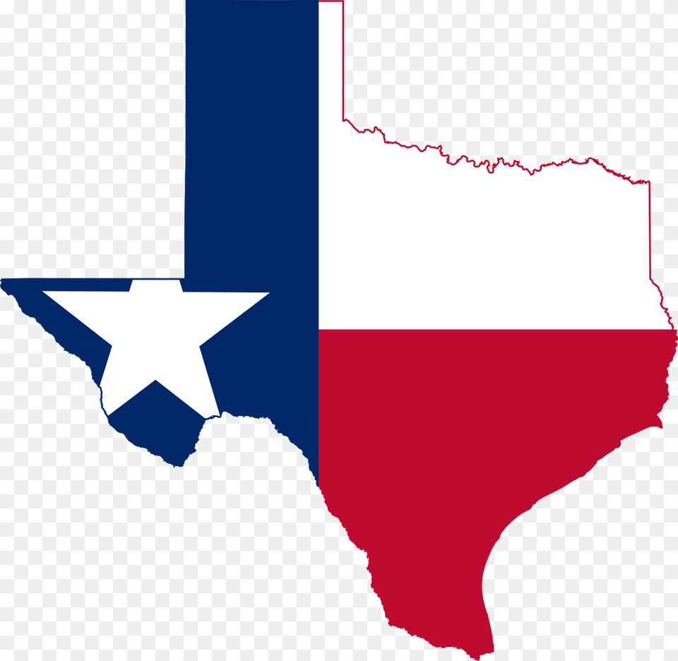 Flag Map Of Texas, Symbol, Star Symbol Png Image