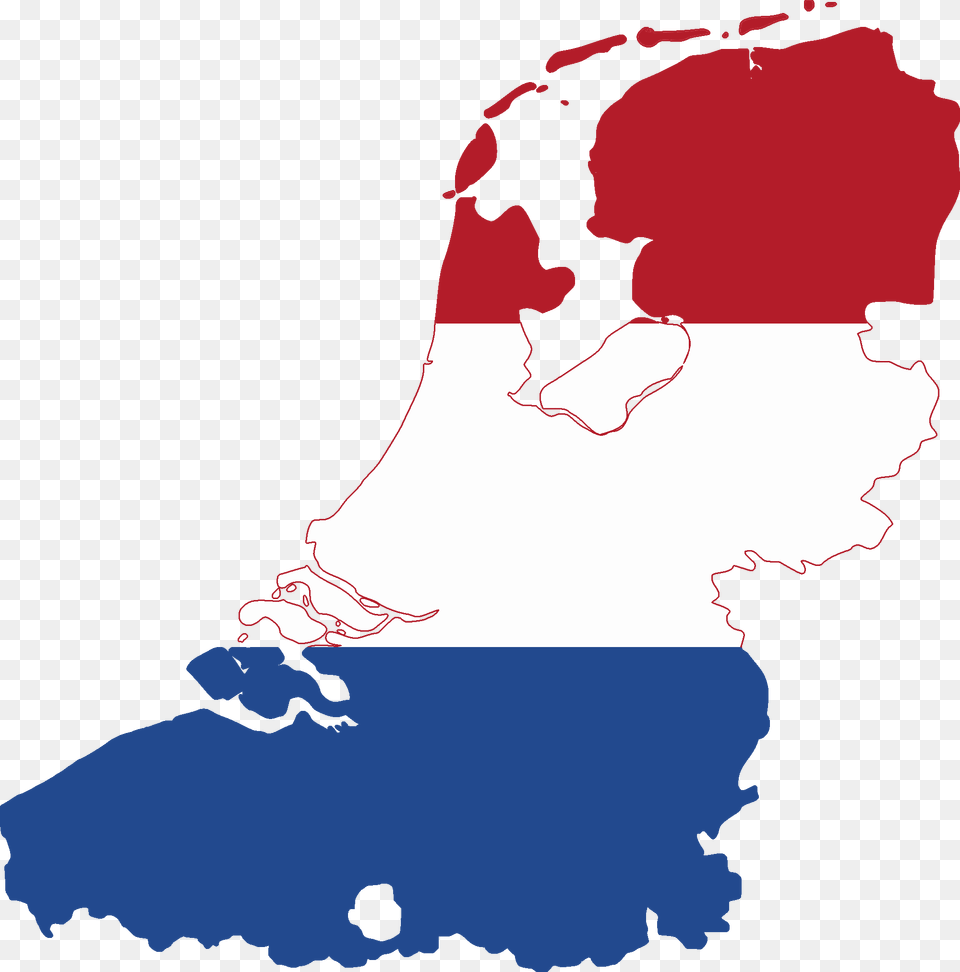 Flag Map Of The Dutch Language, Water, Shoreline, Sea, Peninsula Free Png