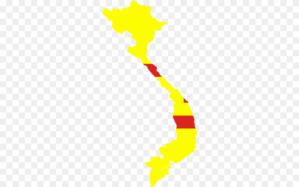 Flag Map Of The Empire Of Vietnam, Outdoors, Nature, Land, Person Png Image