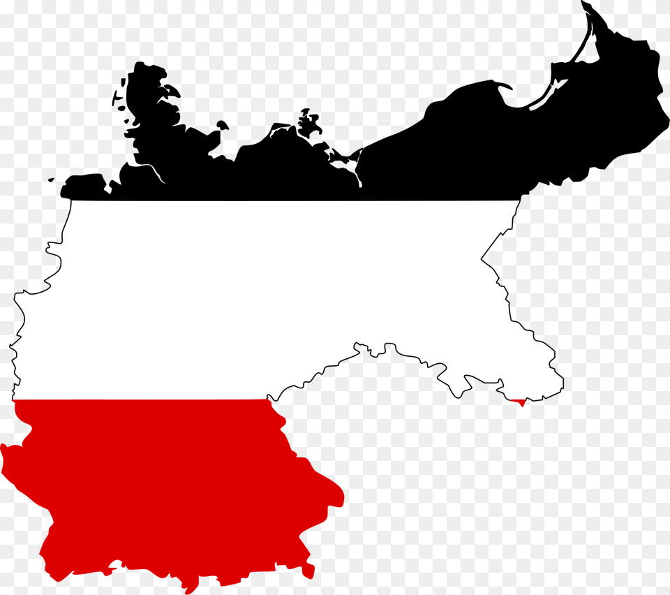 Flag Map Of The German Empire German Empire Flag Map, Person, Face, Head, Logo Free Transparent Png