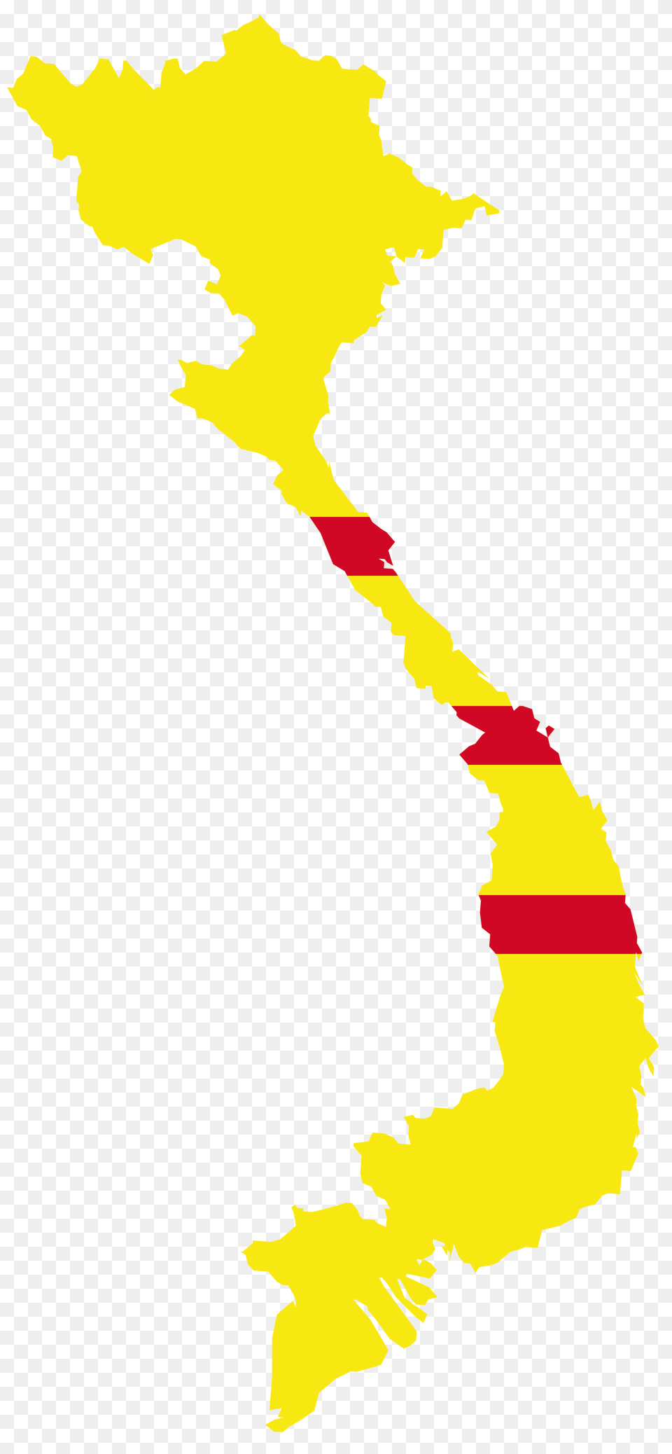 Flag Map Of The State Of Vietnam, Chart, Plot, Outdoors, Land Free Transparent Png