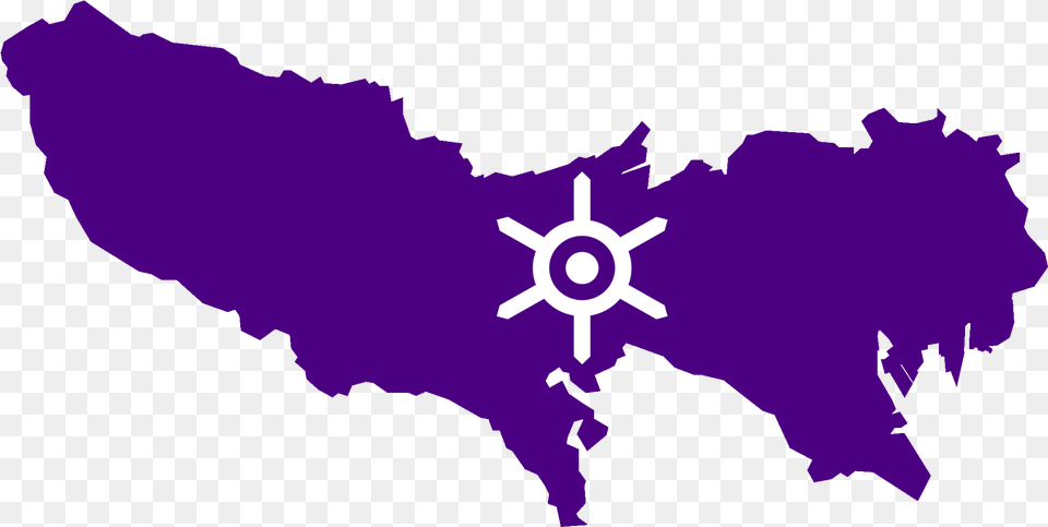 Flag Map Of Tokyo Prefecture Flag Map Of Tokyo, Purple, Nature, Outdoors, Person Free Png Download