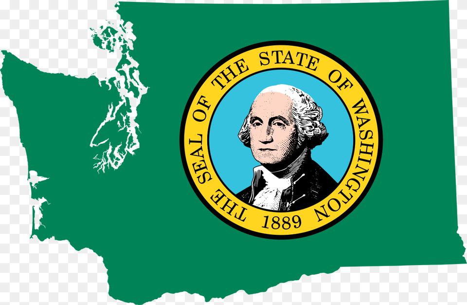 Flag Map Of Washington Washington State Law, Logo, Adult, Male, Man Free Transparent Png