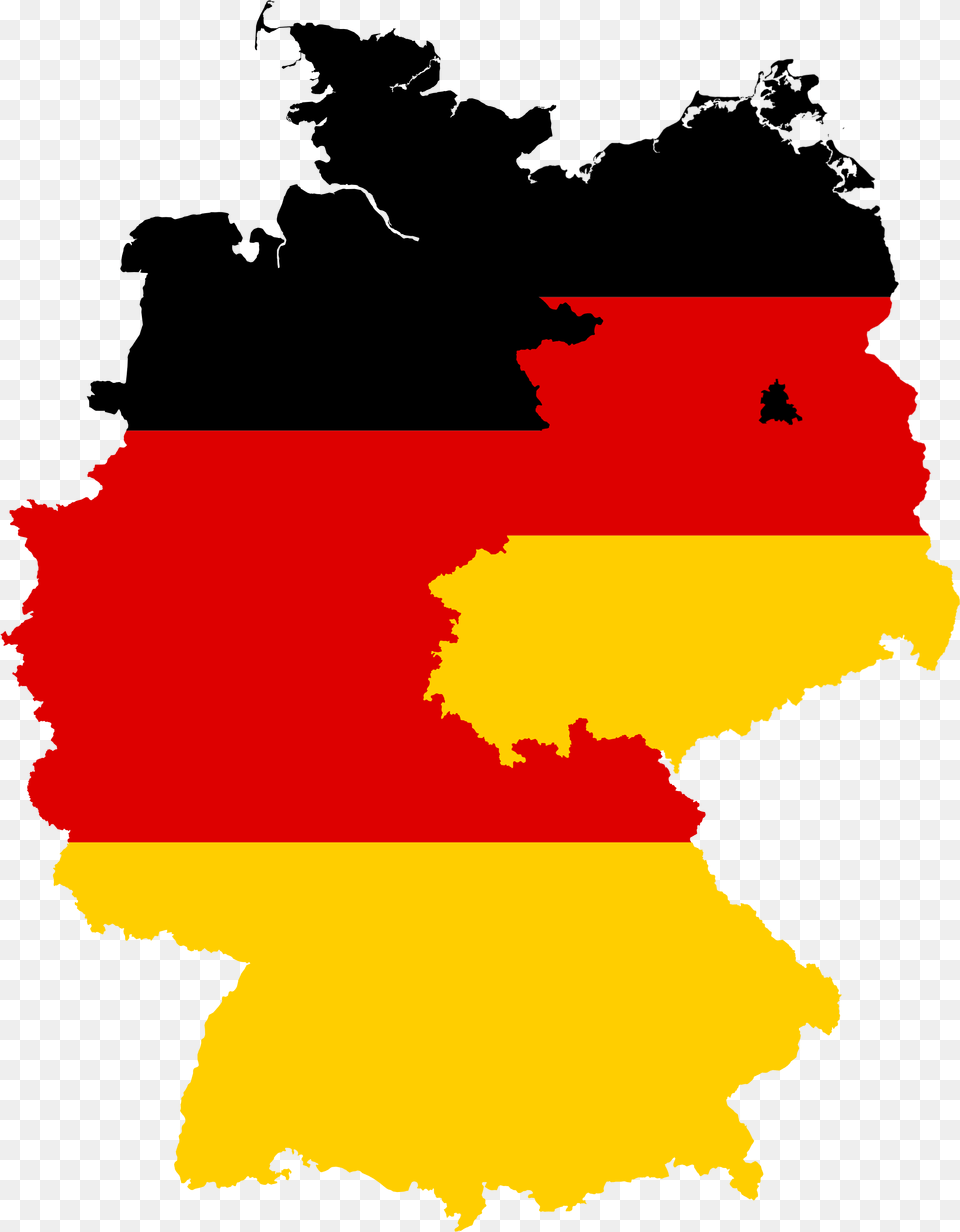 Flag Map Of West Amp East Germany East Germany Vs West Germany Flag, Outdoors, Nature, Mountain, Person Free Png Download