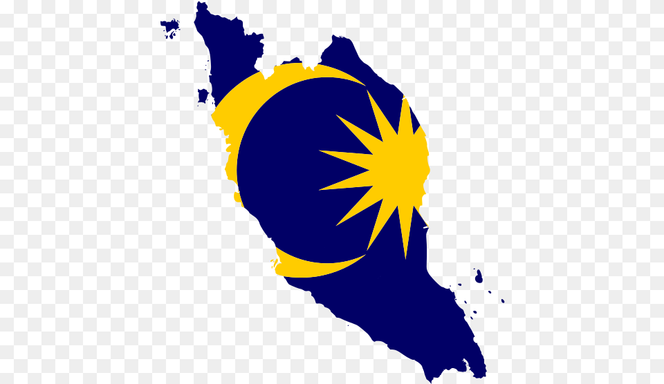 Flag Map Of West Malaysia Malaysia Map Flag, Logo, Person, Outdoors, Nature Png Image
