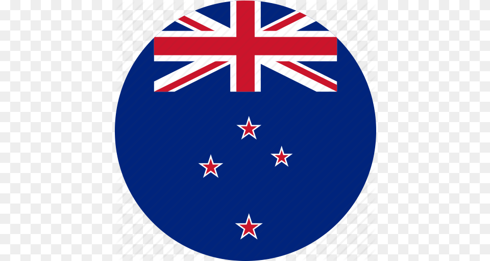 Flag New Zealand Icon New Zealand Flag Round, Logo Free Transparent Png
