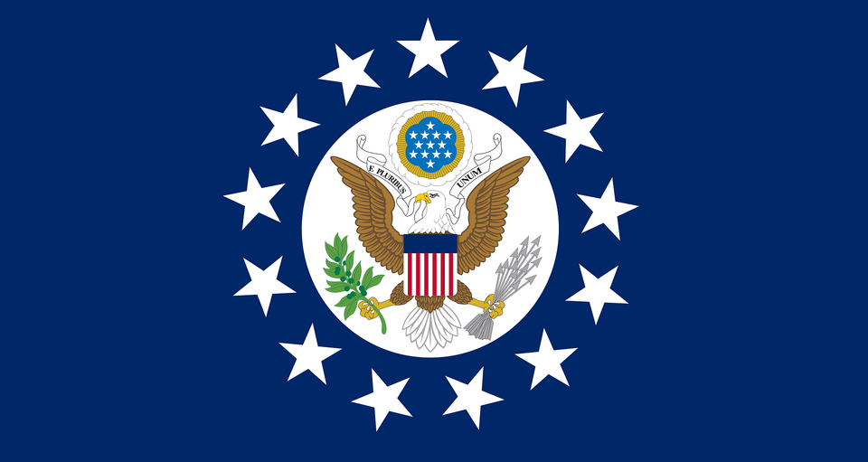 Flag Of A United States Ambassador Clipart, Emblem, Symbol, Animal, Bird Png