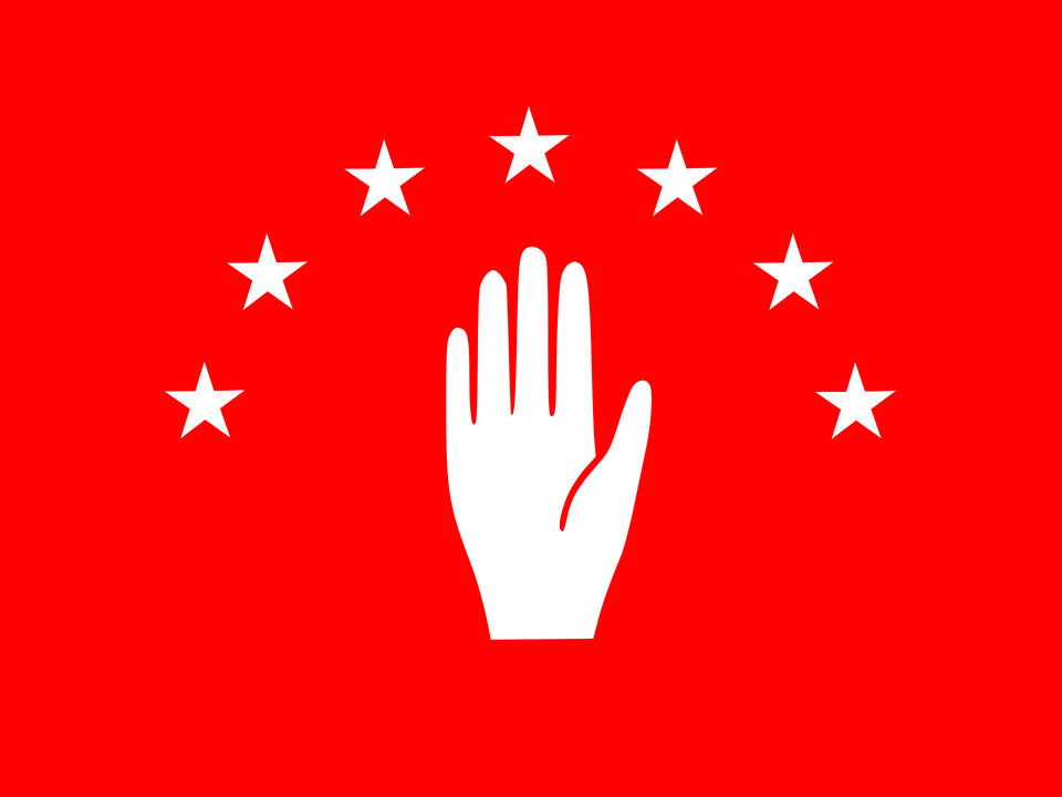 Flag Of Abazinia Clipart, Body Part, Hand, Person, Symbol Free Transparent Png