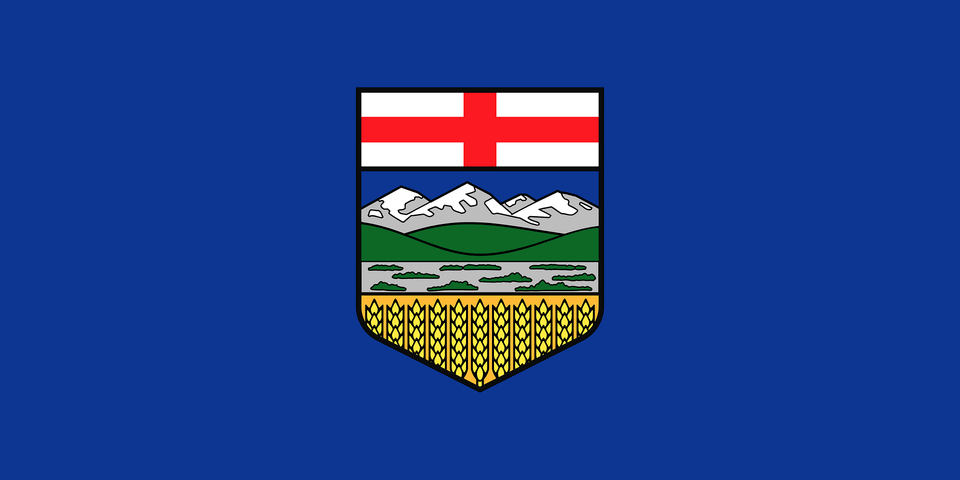 Flag Of Alberta Clipart, Logo, Armor, Shield Png Image