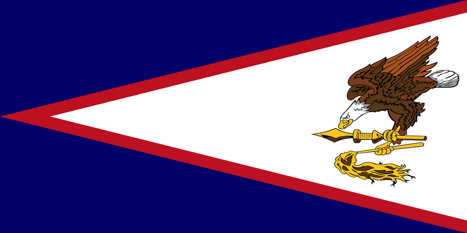 Flag Of American Samoa Clipart, Animal, Bird, Eagle, Vulture Free Png