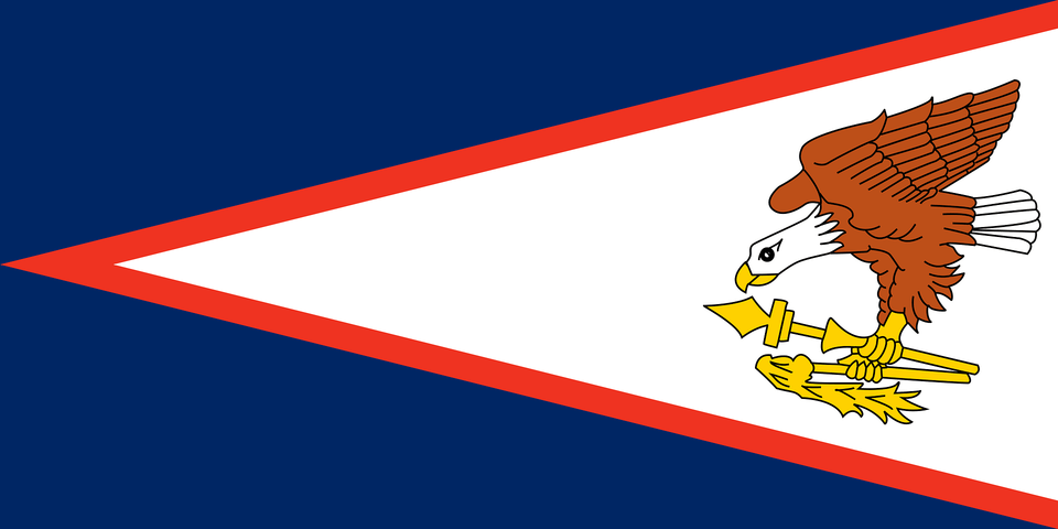Flag Of American Samoa Pantone Clipart, Animal, Bird, Eagle, Fish Free Png Download