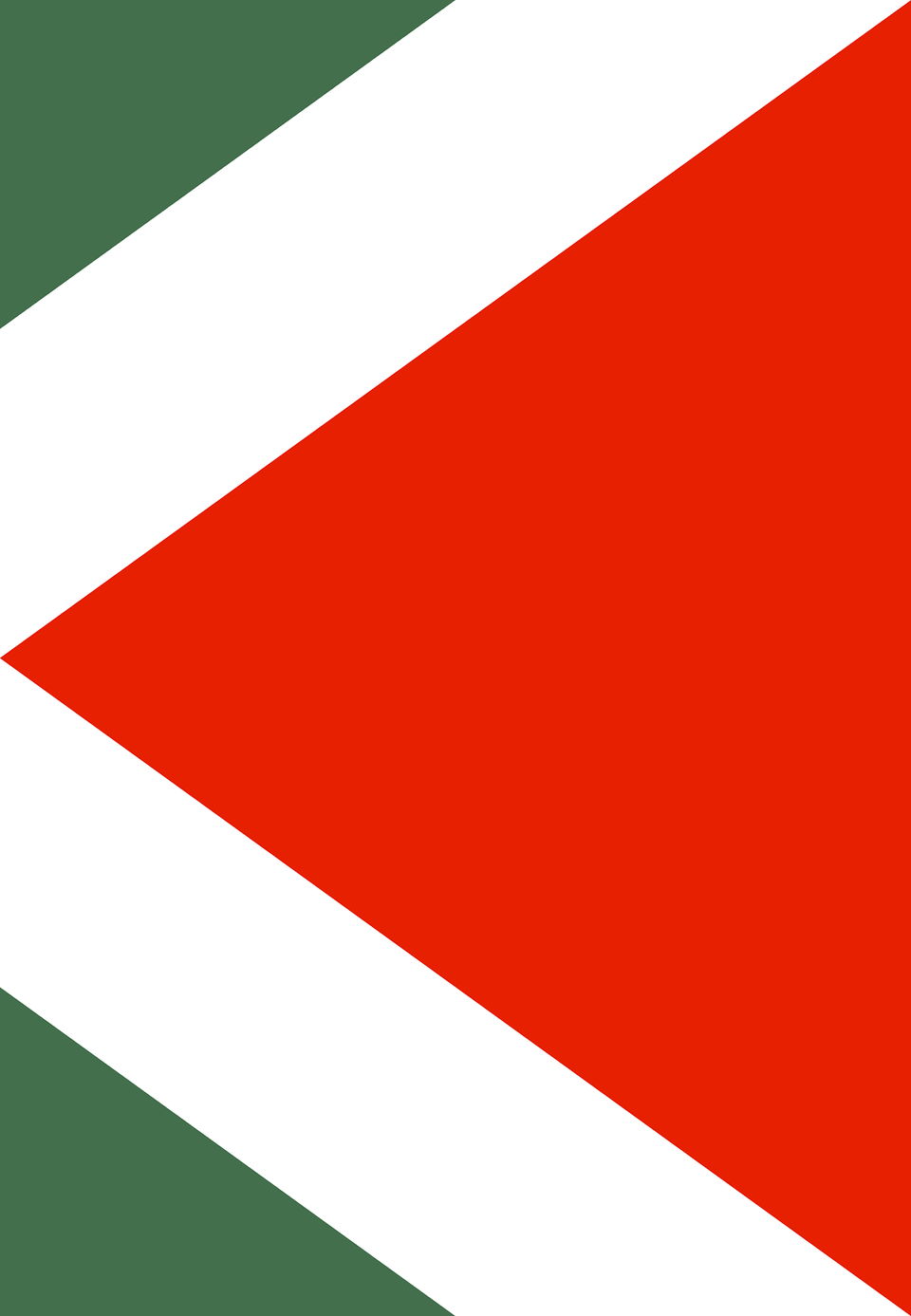 Flag Of An Artillery Command Of The Royal Hungarian Defence Forces 1928 Clipart, Triangle Free Png Download