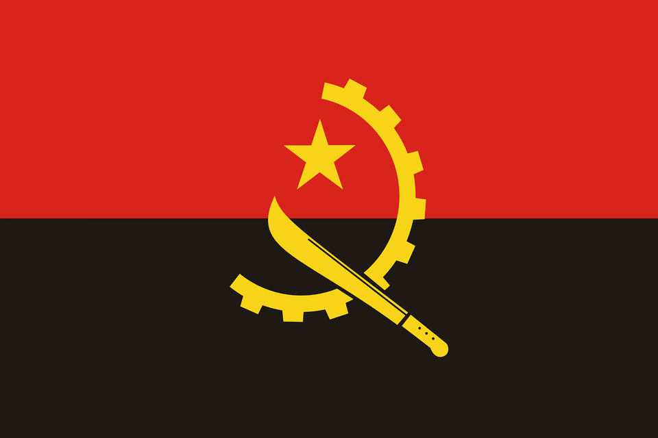 Flag Of Angola Clipart, Symbol Png