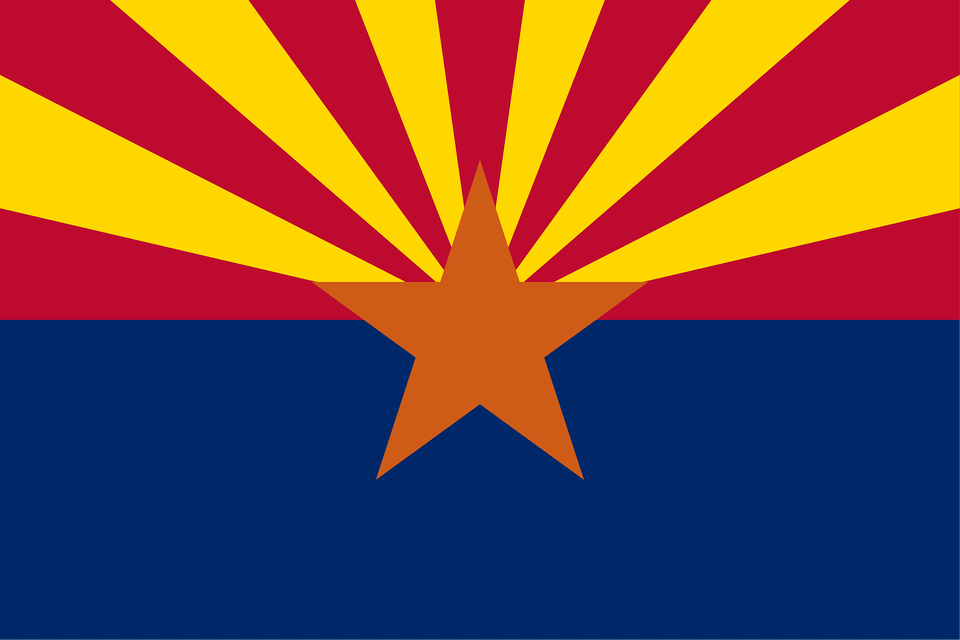 Flag Of Arizona Clipart, Logo Free Png