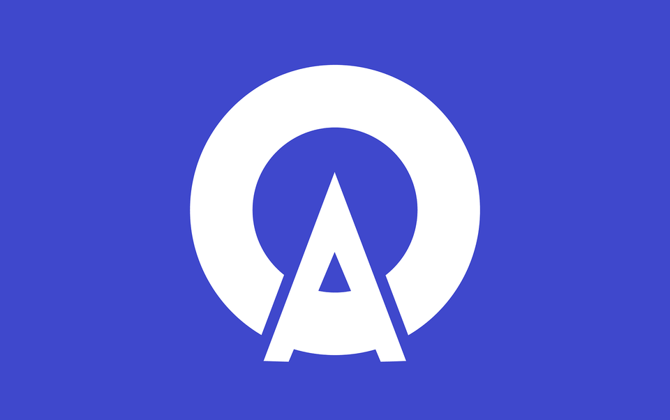 Flag Of Asakawa Fukushima Clipart, Logo, Disk, Sign, Symbol Png Image