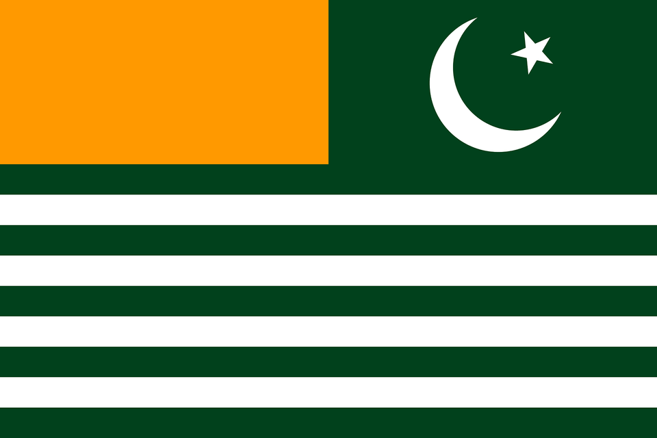 Flag Of Azad Kashmir Clipart, Astronomy, Moon, Nature, Night Free Png Download