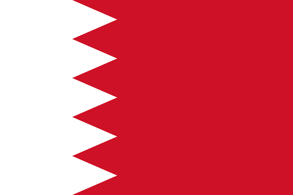Flag Of Bahrain 3 2 Clipart, Paper Png Image
